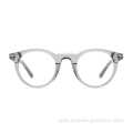 Cheap High Quality Retro Round Full Rim Clear Lenses Acetate Eyeglasses Frames